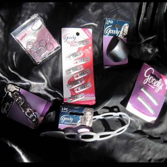 Shiny Silver Hair Accessory Set Barrettes Headband main image 10